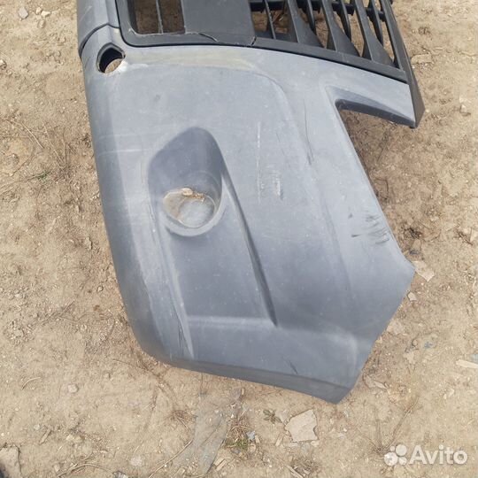 Левая часть переднего бампера газель Next