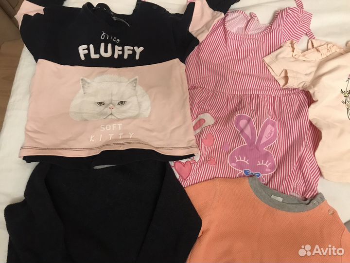 Детские вещи пакетом девочке р.86-92