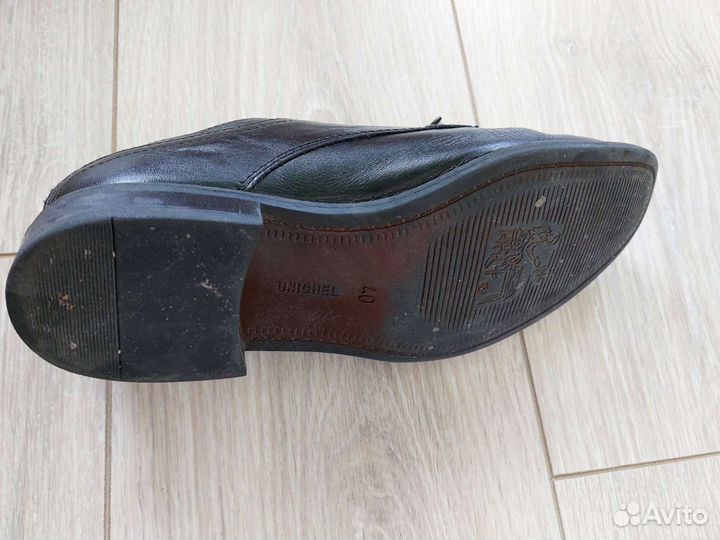 Туфли кожаные