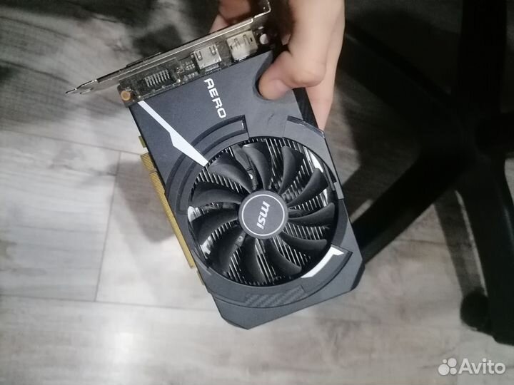 Видеокарта gtx 1050 ti 4gb msi