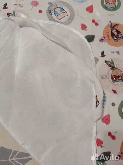 Клеенка для детской кроватки на резинках 120*60 см