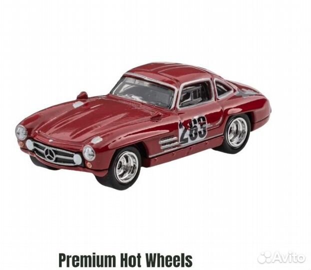 Hot Wheels Premium; Mercedes - Benz 300 SL (2022г)