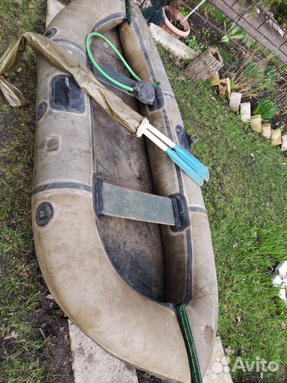 Лодка надувная двухместная