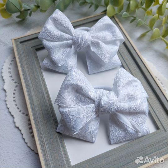 Школьные бантики ручной работы