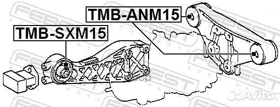 Сайлентблок подушки дифференциала tmbanm15 Febest