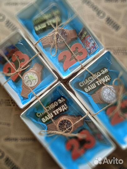 Штучное, наборы из мыла ручной работы к 23 февраля