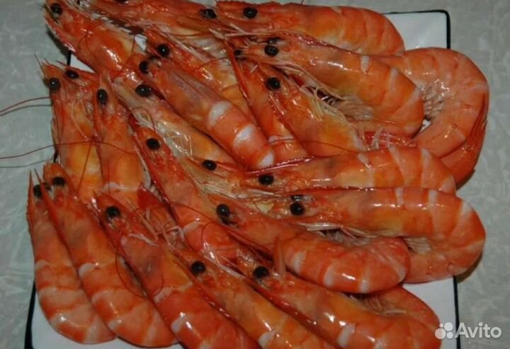 Креветки королевские. Мидии