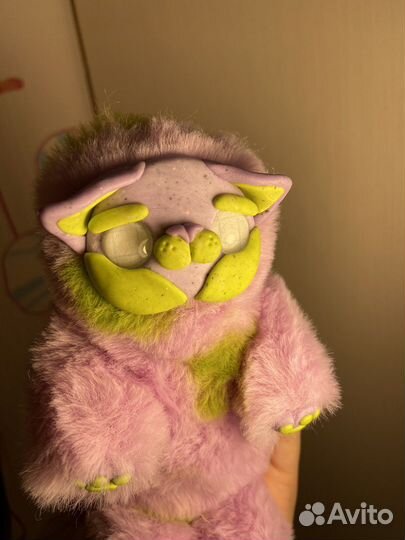 Игрушка ручной работы котик–пятнышко