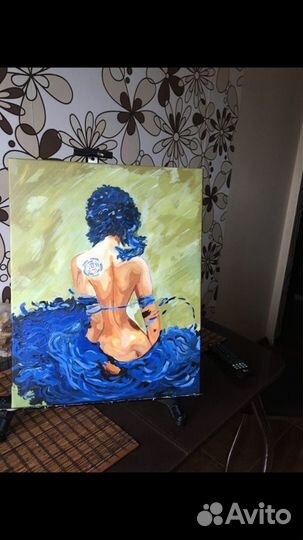 Картина маслом (морская нимфа)