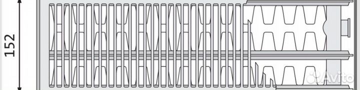 Радиатор стальной панельный Purmo 500x1600-3256вт