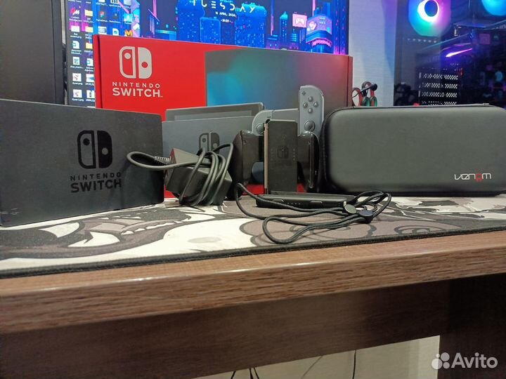 Nintendo switch rev 2 с играми