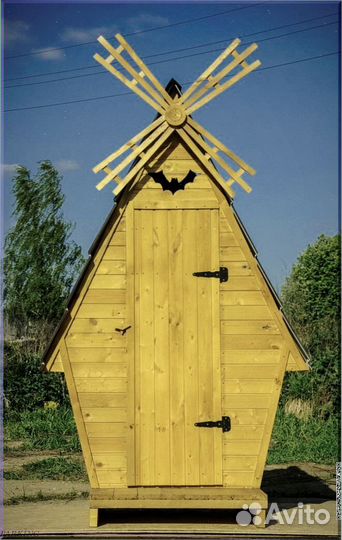 Дачный туалет с лебедем мтв 832
