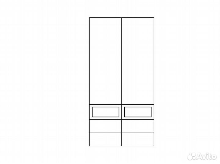 Шкаф серия Вип книжный из натурального дерева