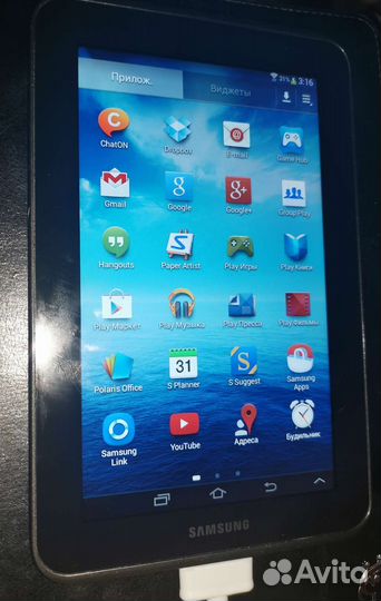 Планшет Samsung Galaxy Tab2