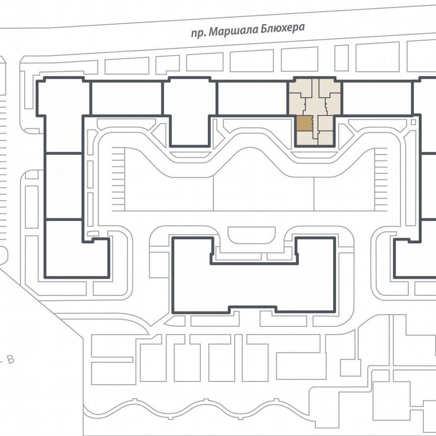 1-к. квартира, 36,1 м², 8/17 эт.