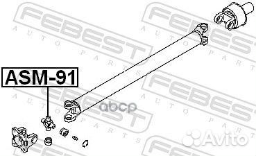 Крестовина карданной передачи ASM91 Febest