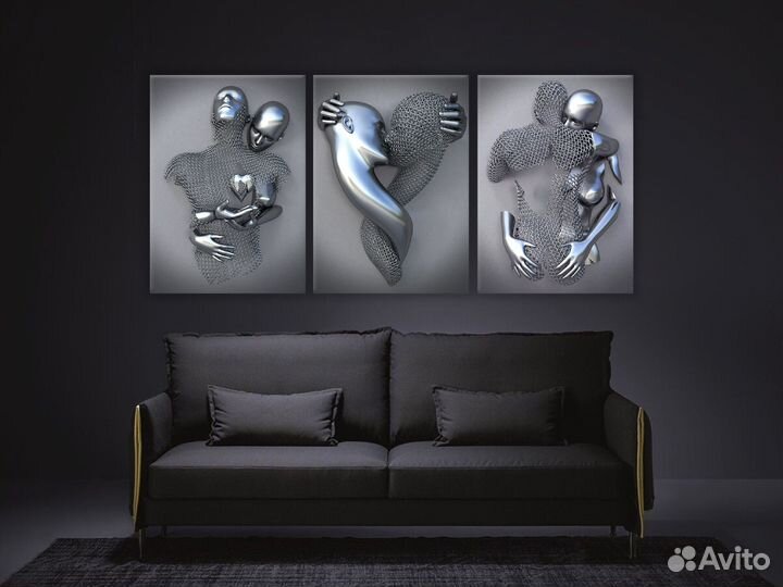 Печать интерьерных картин на холсте