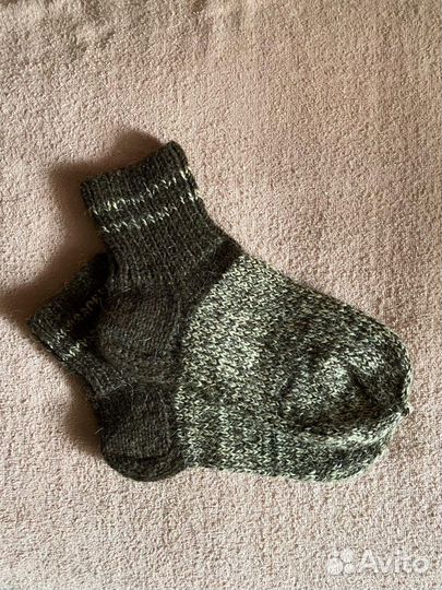 Носки шерстянные женские ручное вязание