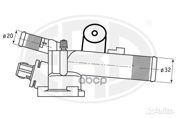 Термостат nissan/renault 1.5dci 350399 Era