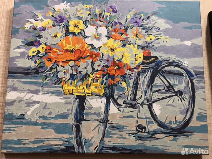 Готовая картина по номерам на холсте