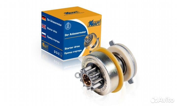 Бендикс стартера kraft ваз-2108 (катэк) завод K
