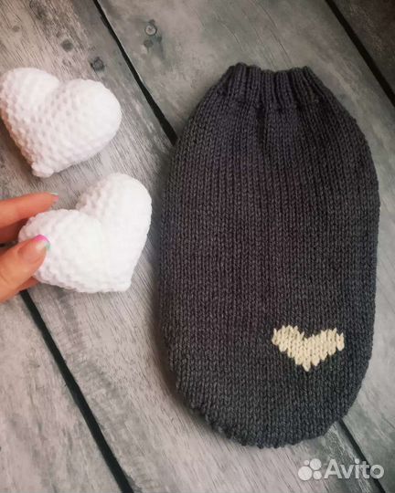 Вязаные кофточки для собак