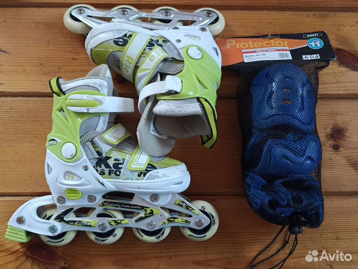 Детские ролики и защита