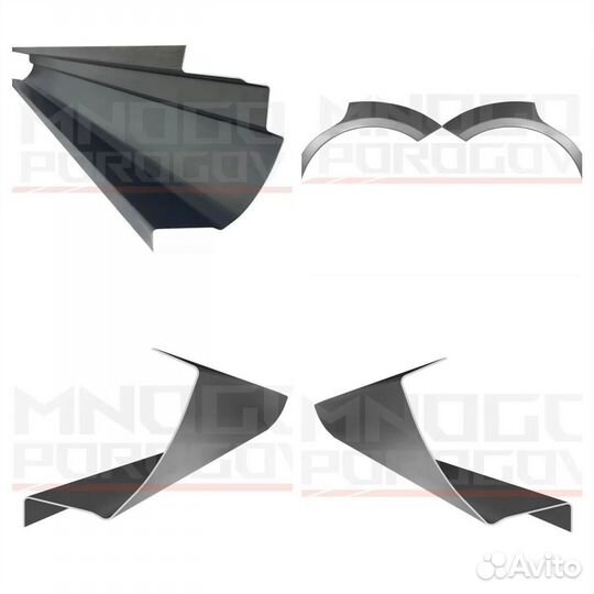 Изготовление ремонтных порогов и арок