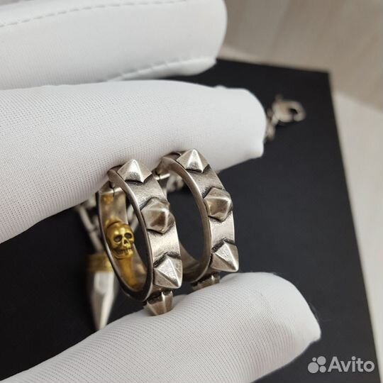 Серьги, браслет Alexander McQueen premium