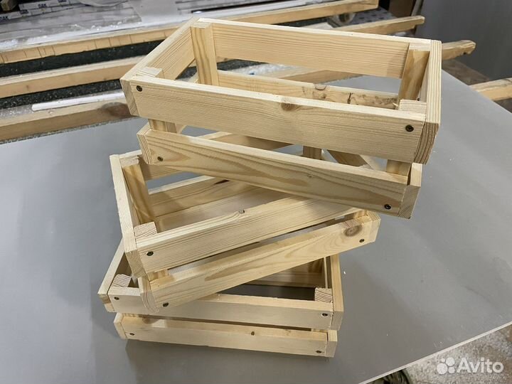 Ящик деревянный, упаковка, коробка для подарка