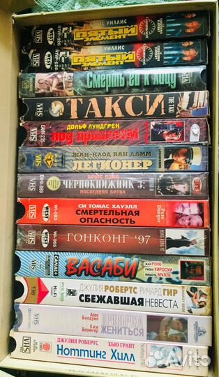 1200 VHS, коллекция всех жанров и 18+, список