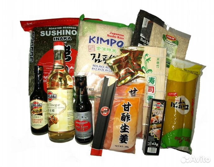 Продуткты для японской кухни, продукты для суши
