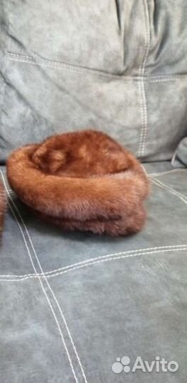 Шапка норковая женская бу
