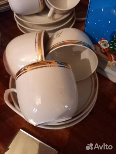 Кофейный сервиз Вербилки СССР 80-е гг