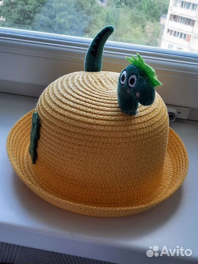 Соломенная шляпа детская