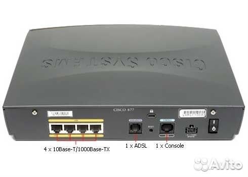 Cisco 877-K9 маршрутизатор