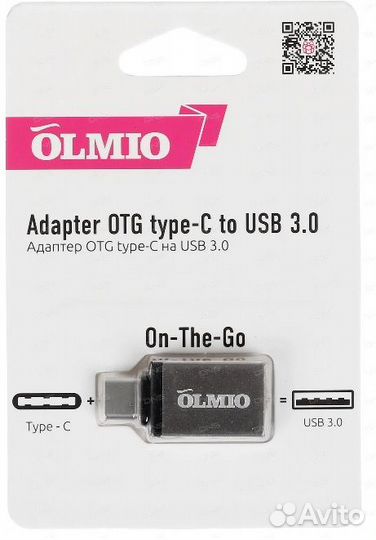 Адаптер аудио Dual Lightning (аудио+зарядка) Olmio