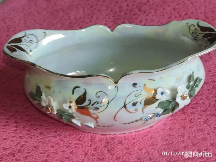Конфетница или соусник, фарфор Винтаж