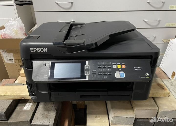 Принтер/мфу струйный цветной Epson WF-7610 + снпч