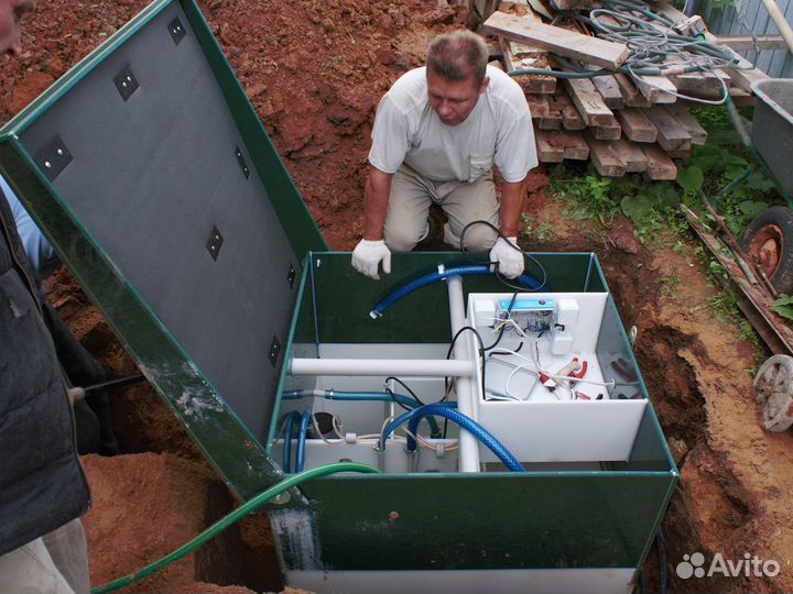 Септик био Тополь переливной