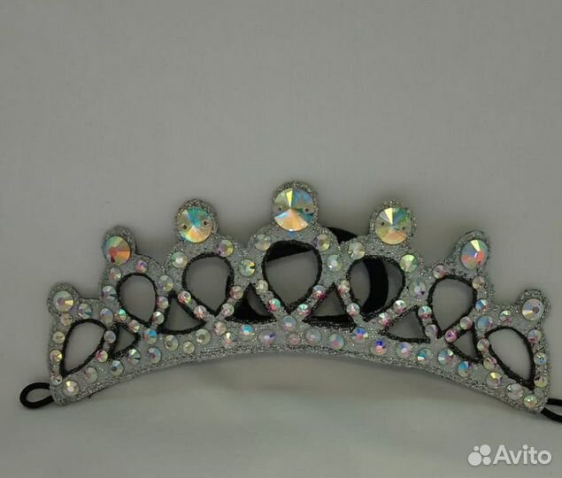 Украшение, корона на пучок для гимнастики