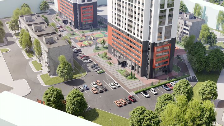 2-к. квартира, 55,4 м², 24/26 эт.