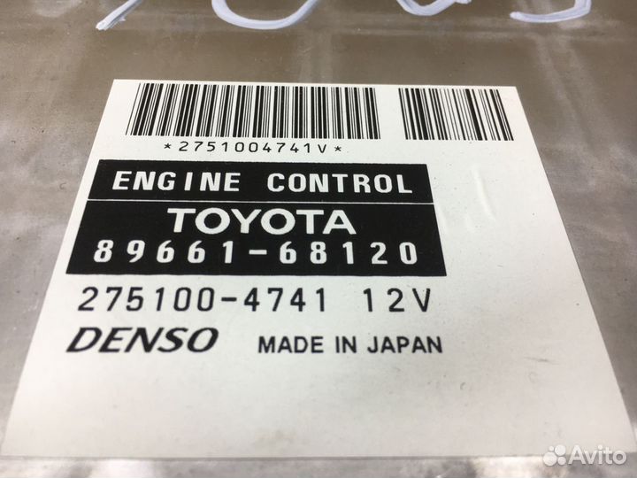 Блок управления двигателем Toyota Wish I рестайлинг (2005—2009)