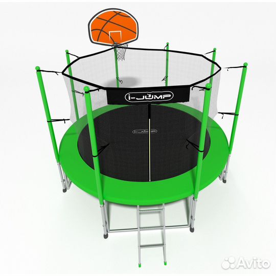 Батут I-jump basket 6FT green