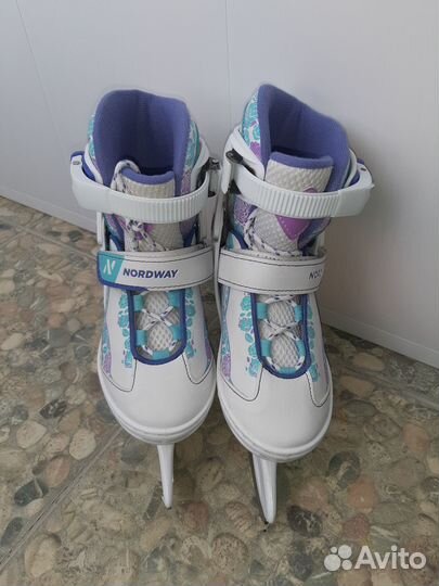 Коньки раздвижные для девочки 31-36
