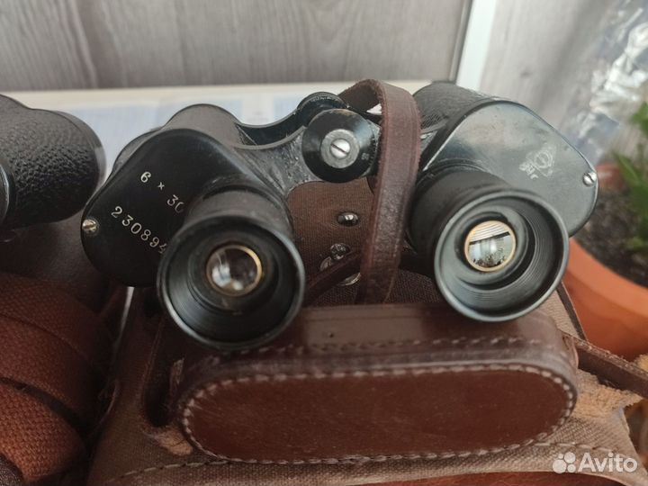 Бинокли военные С С С Р Б 6/30, и Б 830 со шкалой