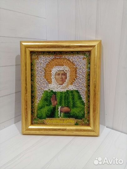 Икона из бисера