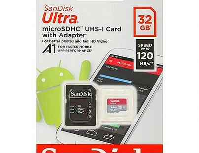 Sandisk ultra sdhc UHS -1 32 GB speep 120 MB/ S