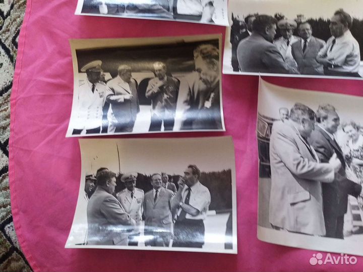 Фотографии с Брежневым Л. Андроповым