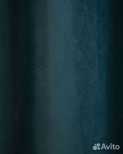 Шторы бархат Беллиссимо темно-бирюзовый